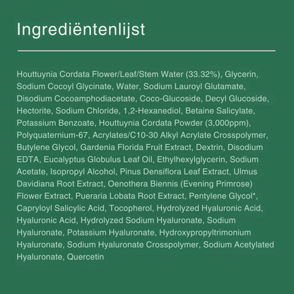 HEARTLEAF PORIËN REINIGING SCHUIM