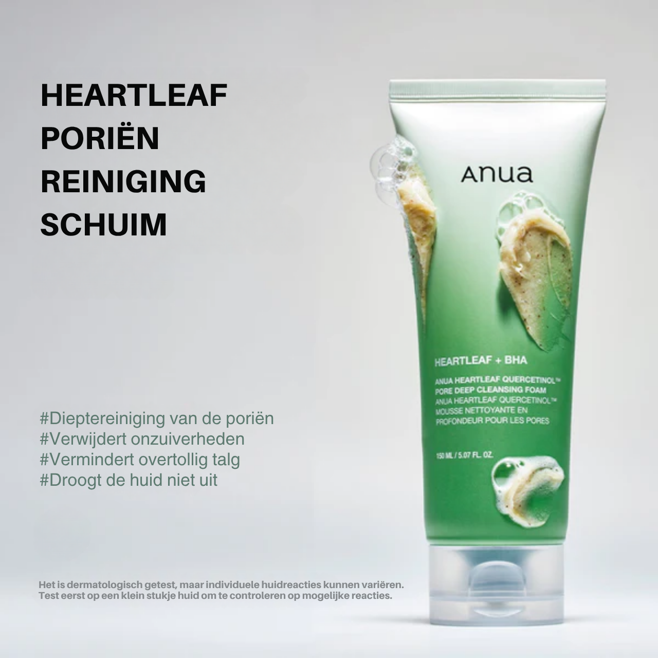 HEARTLEAF PORIËN REINIGING SCHUIM