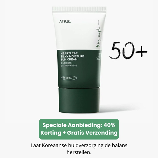 Heartleaf Zijdezachte SPF 50+ Zonnebrandcrème